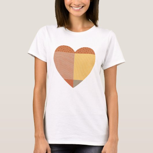 Patchwork van patronen 1 T-shirt (Voorkant)