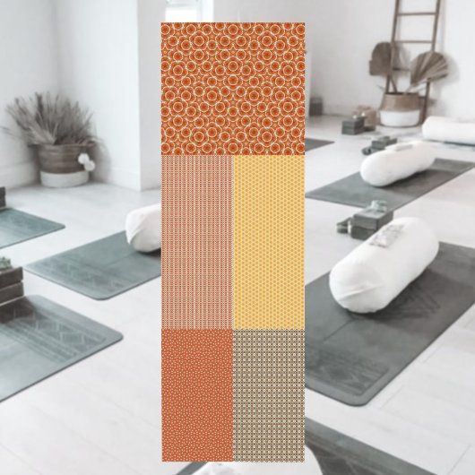 Patchwork van patronen 1 yogamat
