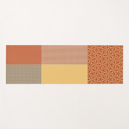 Patchwork van patronen 1 yogamat (Voorkant (horizontaal))