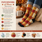 Patchwork van thuis sokken