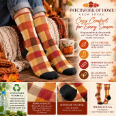 Patchwork van thuis sokken