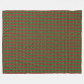 Patchwork Vanuatu Flag Pattern Fleece Deken (Voorkant (Horizontaal))