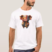 Patchwork Varken T-shirt (Voorkant)