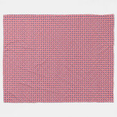 Patchwork Verenigde Staten Vlag Patroon Fleece Deken (Voorkant (Horizontaal))