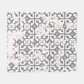 Patchwork verleden:  slijtageeffect fleece deken (Voorkant (Horizontaal))