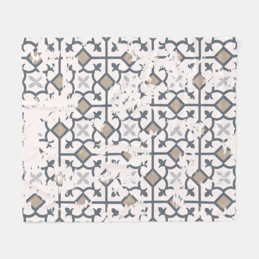 Patchwork verleden:  slijtageeffect fleece deken (Voorkant (Horizontaal))