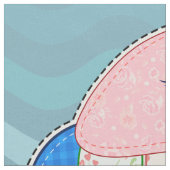 Patchwork-vissen knippen en naaien - DIY Plush Stof (Close Up)
