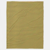 Patchwork Vlag Patroon Republiek Congo Fleece Deken (Voorkant)