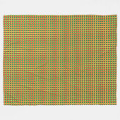 Patchwork Vlag Patroon Republiek Congo Fleece Deken (Voorkant (Horizontaal))