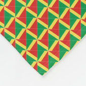 Patchwork Vlag Patroon Republiek Congo Fleece Deken (Hoek)