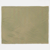 Patchwork vlag van de Centraal-Afrikaanse Republie Fleece Deken (Voorkant (Horizontaal))