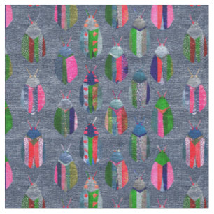Patchwork Vuurvliegjes Stof