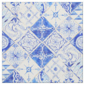 Patchwork Waterverf Tile Modern Farmhouse Rustic Stof (Swatch)