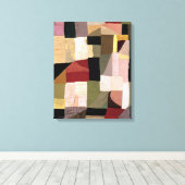 Patchwork (Wieg van de Zoon) | Sonia Delaunay | Canvas Afdruk (Insitu (Houten vloer))