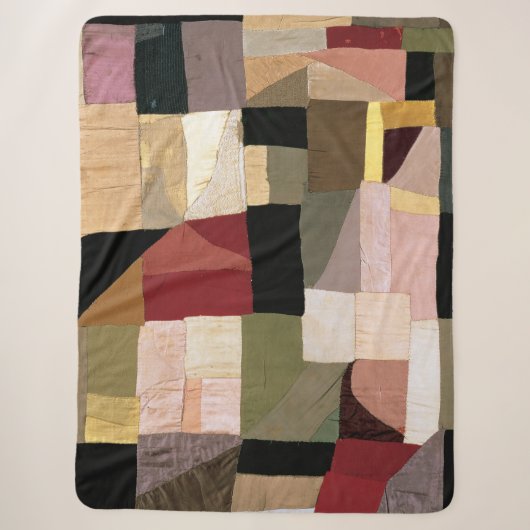 Patchwork (Wieg van de Zoon) | Sonia Delaunay | Sherpa Deken (Voorkant)