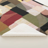 Patchwork (Wieg van de Zoon) | Sonia Delaunay | Sherpa Deken (3/4)