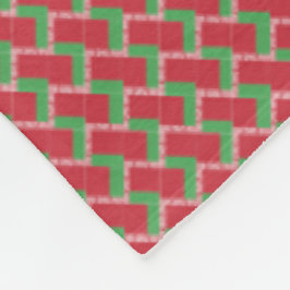 Patchwork Wit-Rusland Vlag Patroon Fleece Deken
