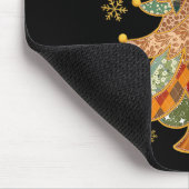 Patchwork Xmas Coquette Bow Lace Merry Bright Chri Muismat (Hoek)