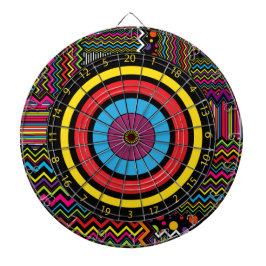 Patchwork Zig Zag Streep Stip Dartbord