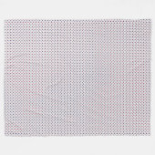 Patchwork Zuid-Korea vlag patroon Fleece Deken (Voorkant (Horizontaal))