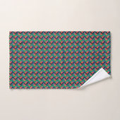 Patchwork Zuid-Soedan vlag patroon Bad Handdoek (Handdoek)