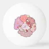 Patchworkblume, personalisiert pingpongbal (Voorkant)