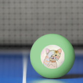 Patchworkkatze Tischtennisball Pingpongbal (Net)