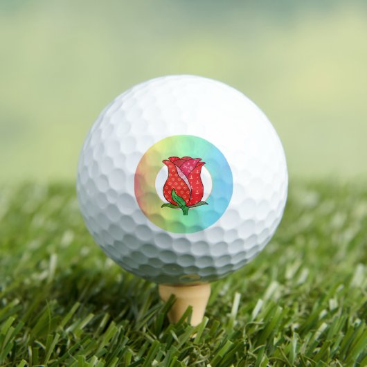 Patchworkrose golfballen (Insitu Shirt)