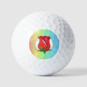 Patchworkrose golfballen (Voorkant)