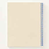 Patchworkrose, personalisiert Notizblock Notitieboek (Achterkant)