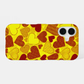 'Patchworks van het HART' iPhone 16 Hoesje (Achterkant horizontaal)