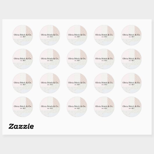 Patchworkstickers Ronde Sticker (Vel)