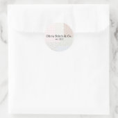 Patchworkstickers Ronde Sticker (Tas)