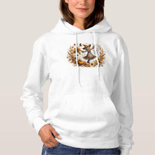 Patchworkvreugde – Een Vogelverschrikker Danst Doo Hoodie