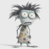 Patchy Luna - Hippie Zombie Girl Sticker (Voorkant)