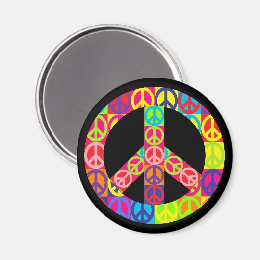 Patchy Peace Magneet (Voorkant / Achterkant)