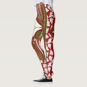 Patchy Stripes Kerstfeest Leggings (Links)