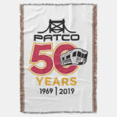 PATCO 50e Jubileum Limited Edition-thread Deken (Voorkant Verticaal)
