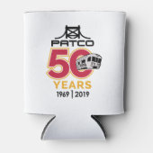 PATCO 50e Jubileum Logo Design Koelbox Blikjeskoeler (Voorkant)