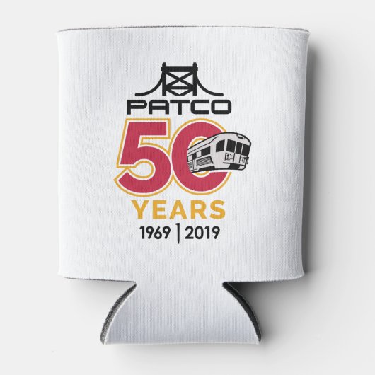 PATCO 50e Jubileum Logo Design Koelbox Blikjeskoeler (Voorkant)