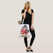 PATCO 50e Jubileum Logo Grote Logo Tote Bag (Op model)