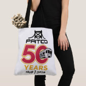 PATCO 50e Jubileum Logo Grote Logo Tote Bag (Dichtbij)