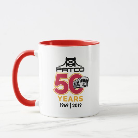 PATCO 50e Jubileum Logo Mok (Links)