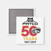 PATCO 50e Jubileum Magnet (Voorkant / Achterkant)