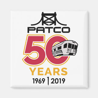 PATCO 50e Jubileum Magnet