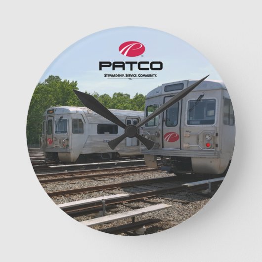 PATCO Cirkelwandklok Ronde Klok (Voorkant)
