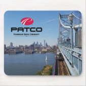 PATCO Philadelphia Skyline Mousepad Muismat (Voorkant)