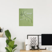 PATCO Route Map Replica Poster (Thuiskantoor)