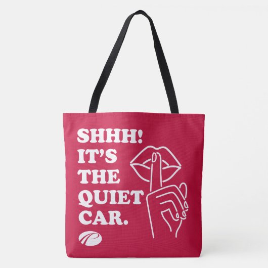 PATCO "Shhh! Het is de stille Canvas tas van de au (Voorkant)