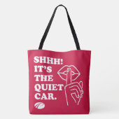 PATCO "Shhh! Het is de stille Canvas tas van de au (Achterkant)